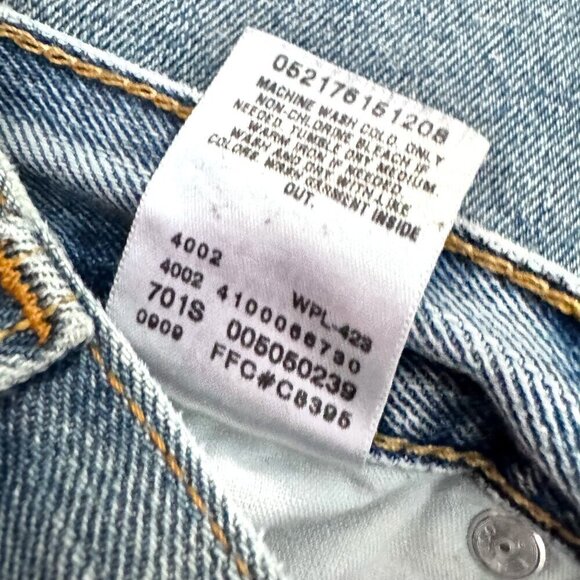 LEVI'S 505 Vintage 2009 Regular Fit Straight Leg Jeans Men's 36 x 32 - Picture 4 of 10